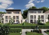 Außenansicht Gartenseite Pultdach - 5 Zimmer Doppelhaushälfte zum Kaufen in Marktheidenfeld