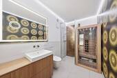 Bad en Suite mit Sauna - 