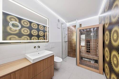 Bad en Suite mit Sauna - 