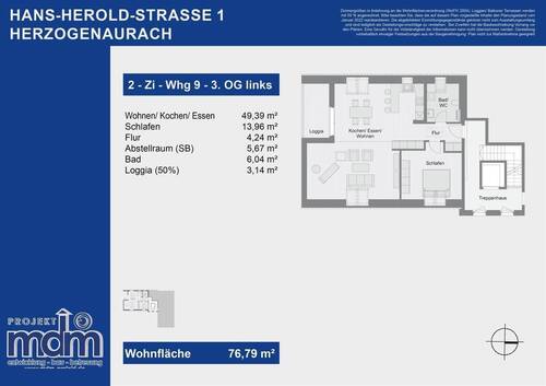 HHS_1_Whg_9.jpg - Etagenwohnung mit 76,80 m&sup2; in Herzogenaurach zum Kaufen