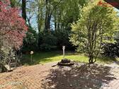 Aussicht von der Terrasse zum Garten, Wall - 