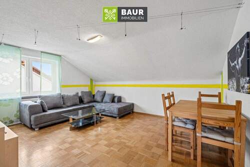 Wohnzimmer - Etagenwohnung mit 53,00 m² in Baienfurt zum Kaufen