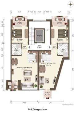 1. - 4. Obergeschoss - 