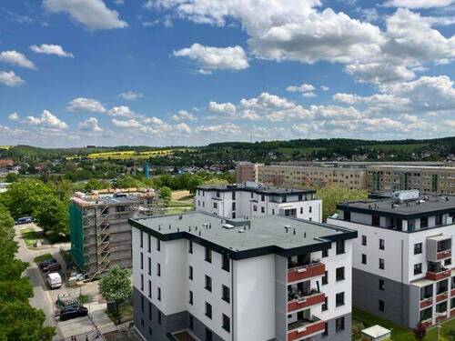 Ausblick Kinderzimmer und Schlafzimmer. - 