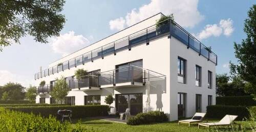 Gartenansicht - Etagenwohnung mit 60,00 m² in Eching zum Kaufen
