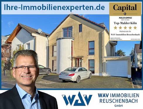 Ansicht - Provisionsfrei: Moderne und helle Maisonette-Wohnung in gepflegtem 3-Familienhaus