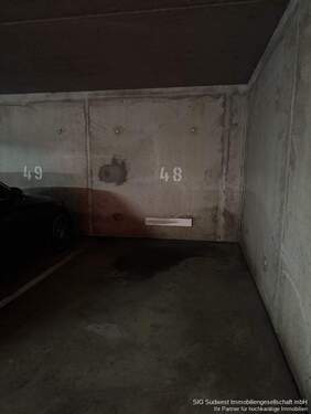Stellplatz in der Tiefgarage - 