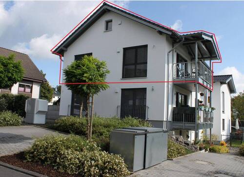 Modernes Haus - Moderne 2-Zimmer-Wohnung mit überdachtem Balkon und wunderschönem Ausblick