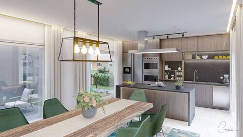 Ansicht Küche/Esszimmer - 