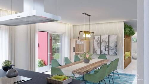 Ansicht Küche/Esszimmer - 