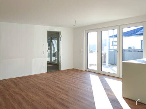 Wohn- und Essbereich - 3 Zimmer Etagenwohnung zur Miete in Igersheim