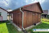 Carport mit Schuppen - 