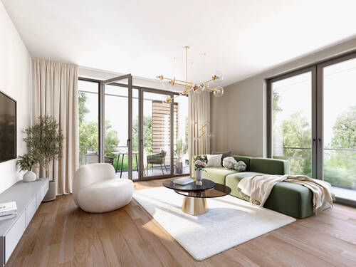 TUT-Wohnzimmer.jpg - Modernes Wohnen im Einklang mit der Natur - Holzbauweise!