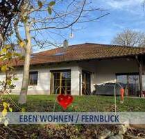 TRAUMHAFTE HÖHE AUSSICHTSLAGE GEPFLEGTER WALMDACH BUNGALOW - Perlesreut