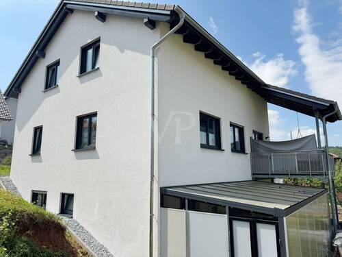 Haus von der Gartenseite - Einfamilienhaus mit 225,00 m&sup2; in Wertheim / Reicholzheim zum Kaufen