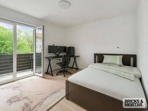 Schlafzimmer - Etagenwohnung mit 62,00 m&sup2; in Königsbrunn zum Kaufen