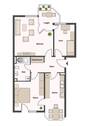 Grundriss 3 ZKB links - 