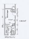 Grundriss (EG. Büro) - 4 Zimmer Etagenwohnung in Hagen