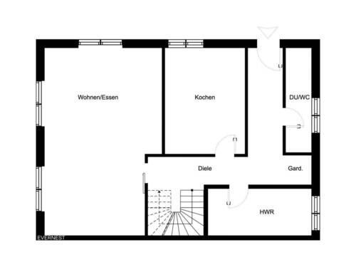 Erdgeschoss - 4 Zimmer Doppelhaushälfte in Dortmund