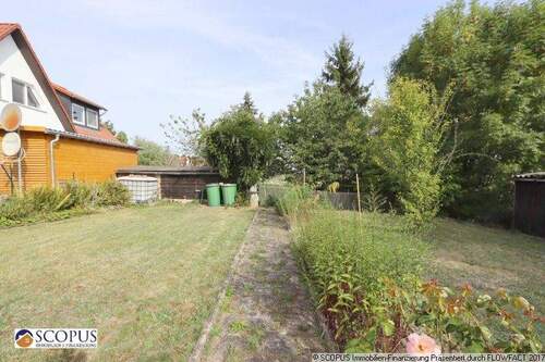 Garten - 4 Zimmer Doppelhaushälfte zum Kaufen in Meißen