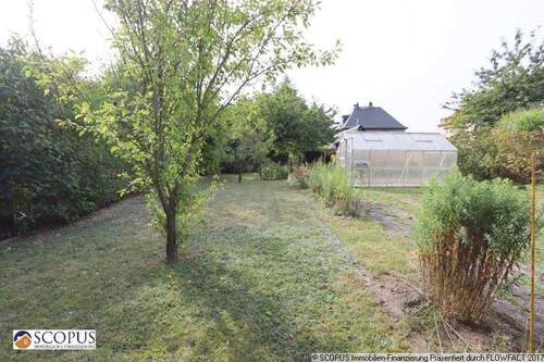 Garten - 4 Zimmer Doppelhaushälfte in Meißen