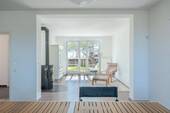 Wohnzimmer mit Kamin - 