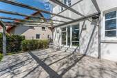 Terrasse mit Glasüberdachung - 