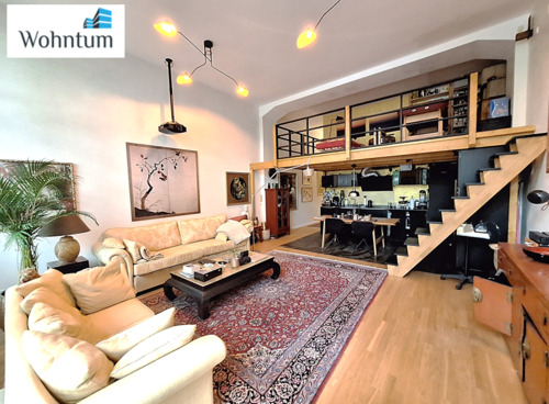 Loft + Küche.PNG - 2 Zimmer Etagenwohnung zum Kaufen in Berlin
