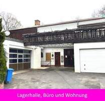 2 Einheiten für Handwerker: Lagerhalle m. Büro, Sozialräumen und eine sanierungsbedürftige Wohnung - Schweinfurt Hochfeld-Steinberg