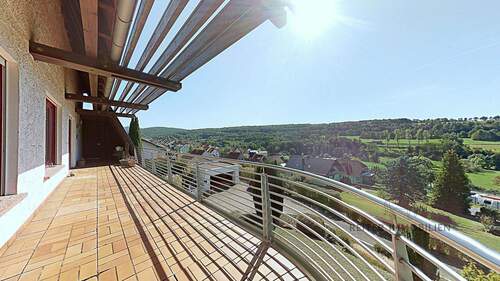 Fernblick vom Balkon - 