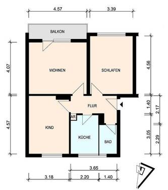 0524-003_GK_065qm_150520.jpg - 3 Zimmer Etagenwohnung zur Miete in Elmshorn