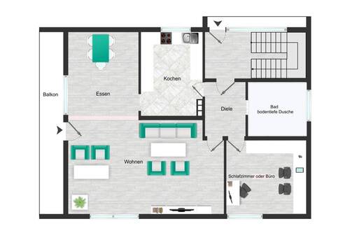 Erdgeschoss-Skizze - 