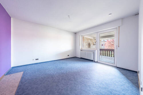 Das Schlafzimmer mit Terrassenzugang - 