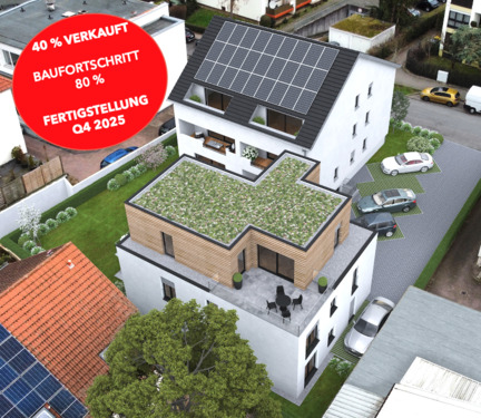 Außenvisualisierung - NEUBAU-ERSTBEZUG: Top moderne 3-Zimmerwohnung mit großzügigem Balkon - KfW-Effizienzhaus-40