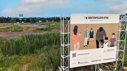 Bauschild - Grundstück in Bochum