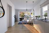Innenvisualisierung Wohnzimmer - 3 Zimmer Etagenwohnung zum Kaufen in Frankfurt am Main