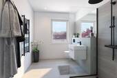 Innenvisualisierung Badezimmer - 3 Zimmer Etagenwohnung in Frankfurt am Main