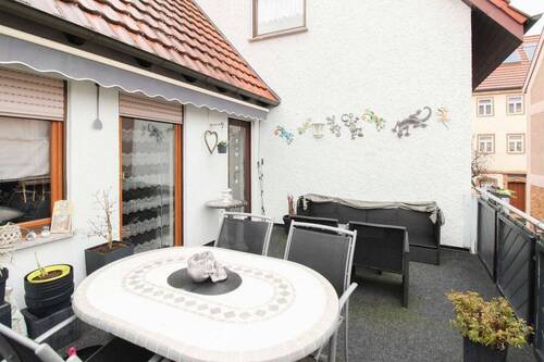 Terrasse - 6 Zimmer Einfamilienhaus zum Kaufen in Lauffen am Neckar