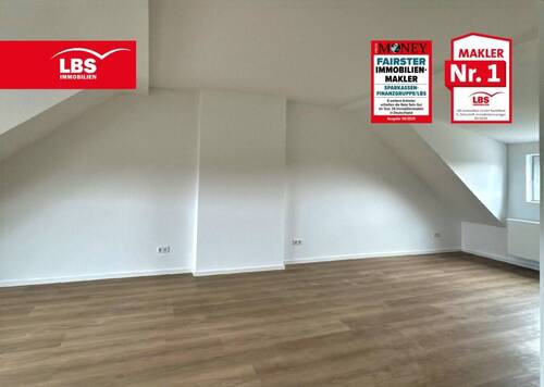 Offener Wohn- und Kochbereich - Charmante, kernsanierte 2-Raum DG-Wohnung in GE-Beckhausen!