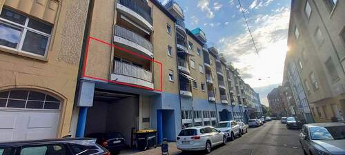 Hausansicht Salierstraße - 2 Zimmer Etagenwohnung zum Kaufen in Pforzheim