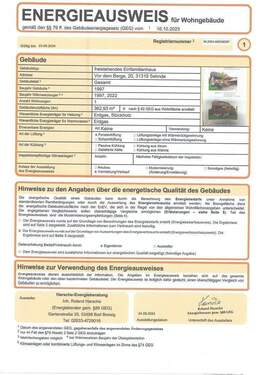 Energieausweis Blatt 1 - 