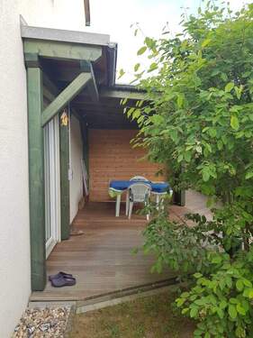 Terrasse mit Überdachung - 