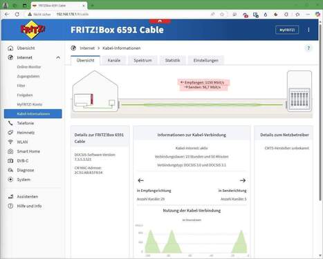 Internetgeschwindigkeit - 
