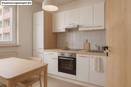 Küche_VB - 2 Zimmer Etagenwohnung zum Kaufen in Ludwigshafen