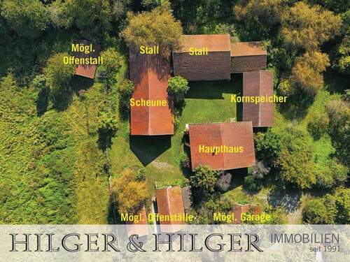 echter, "intakter" 4-Seithof - 7 Zimmer Bauernhaus, Landhaus zum Kaufen in Pfarrkirchen