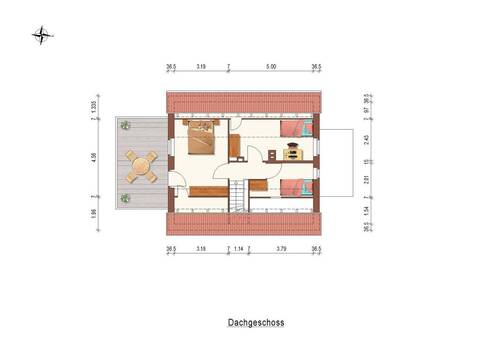 Dachgeschoss - 