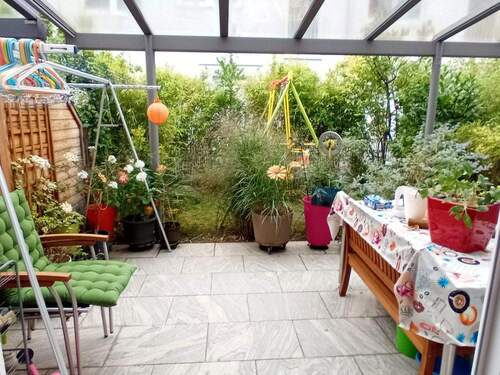 Blick auf Terrasse - 