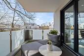 Balkon Aussicht - 4 Zimmer Etagenwohnung in Kempten (Allgäu)