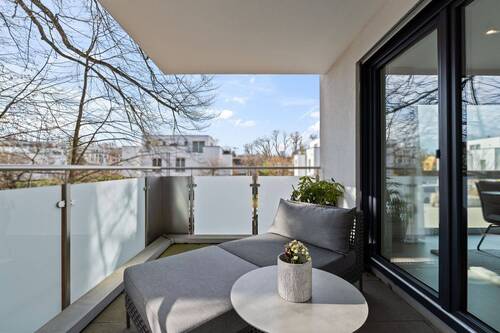 Balkon Aussicht - 4 Zimmer Etagenwohnung in Kempten (Allgäu)