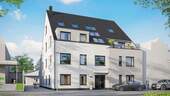 Visualisierung Frontansicht - 2-Zimmer-Wohnung mit Sonnenterrasse in ruhiger Lage von Köln-Westhoven!